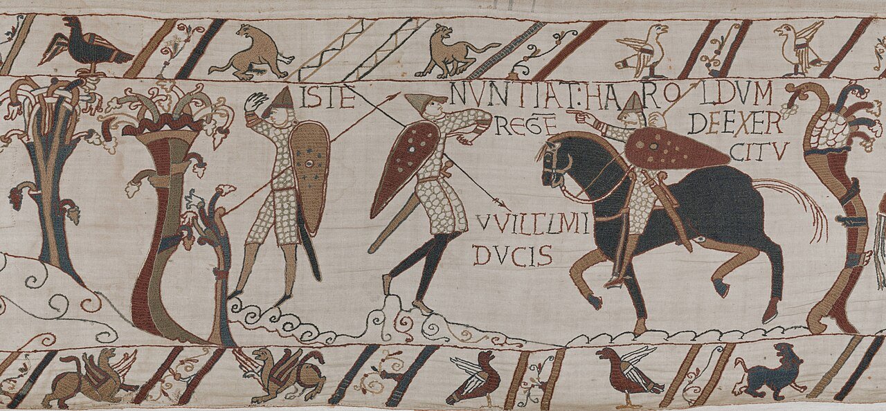 Bayeux Tapestry Scene 50 (cropped) — free Wikimedia Commons media