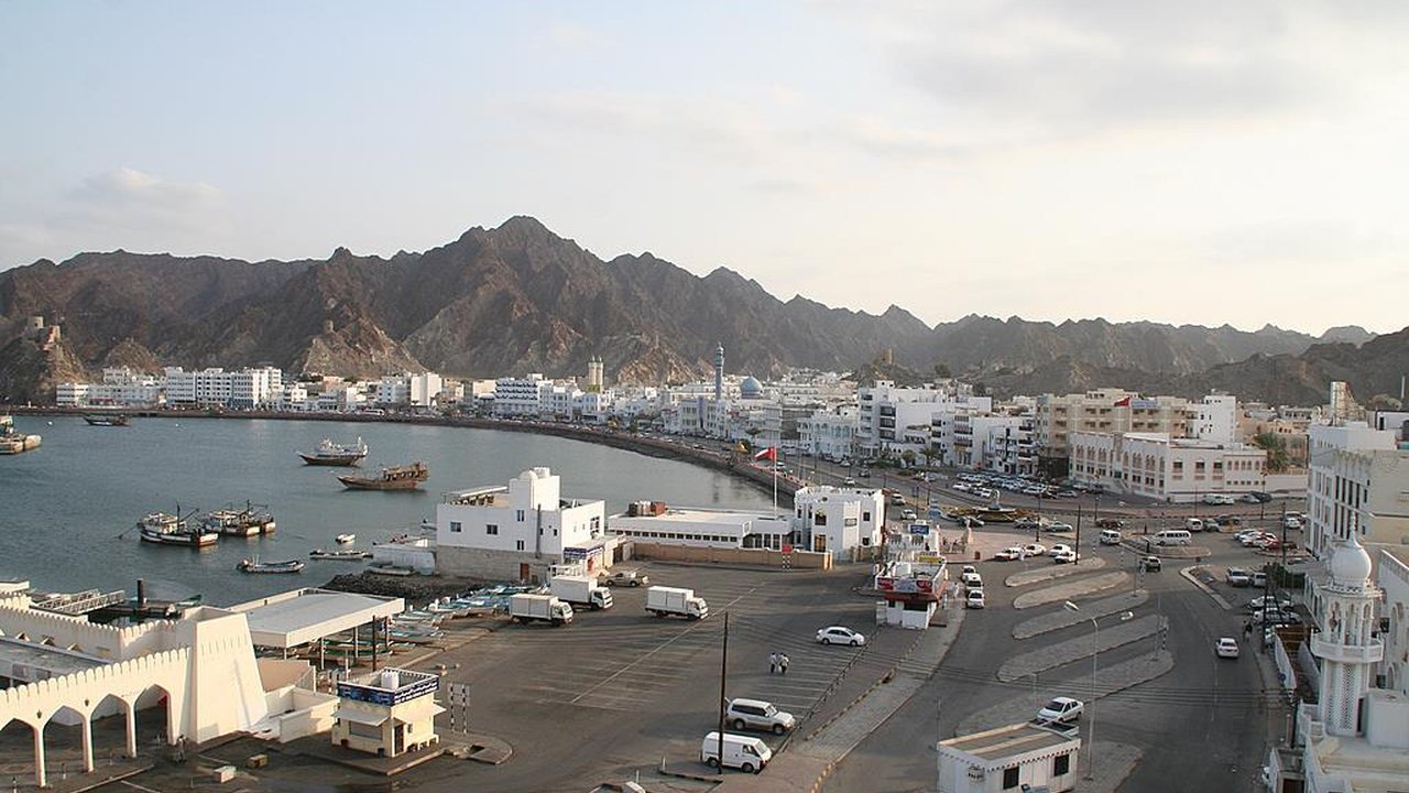 Stand-in: Muttrah harbour and mountains in Muscat, Oman, in a December 2006 file photo, not a photo of the talks